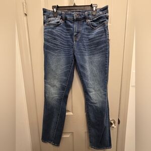 Aero Mens Athletic Slim Straight Leg Jeans